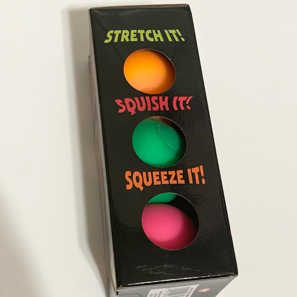 Squish Stretch Balls 3 Pack Squishy Sensory NEW